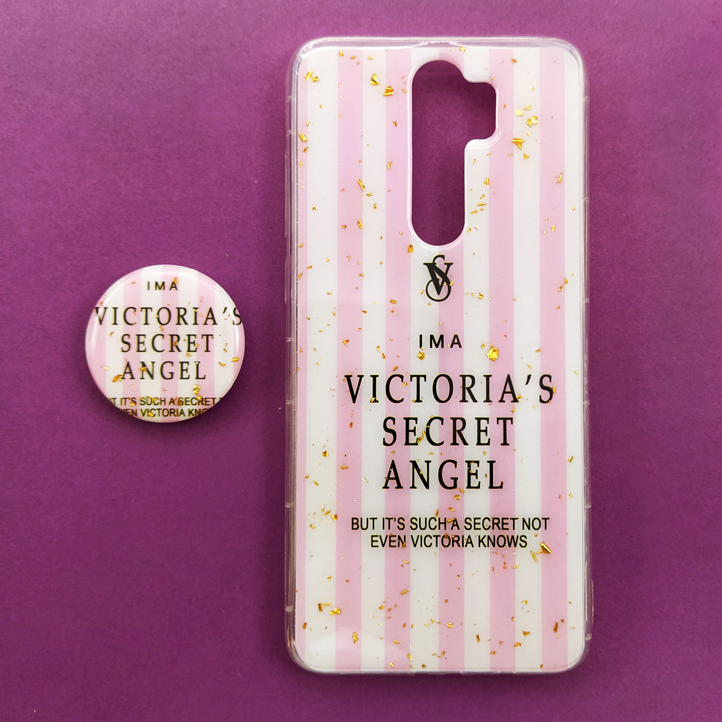 کاور مدل AS کد 01 مناسب برای گوشی موبایل شیائومی Redmi Note 8 Pro به همراه پایه نگهدارنده