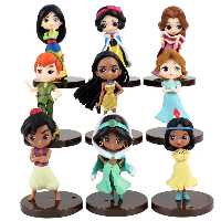 فیگور پرنسس های دیزنی Disney Princesses مجموعه 9 عددی