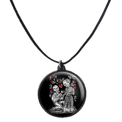 گردنبند پرمانه طرح اسکلت کد pmb.6172