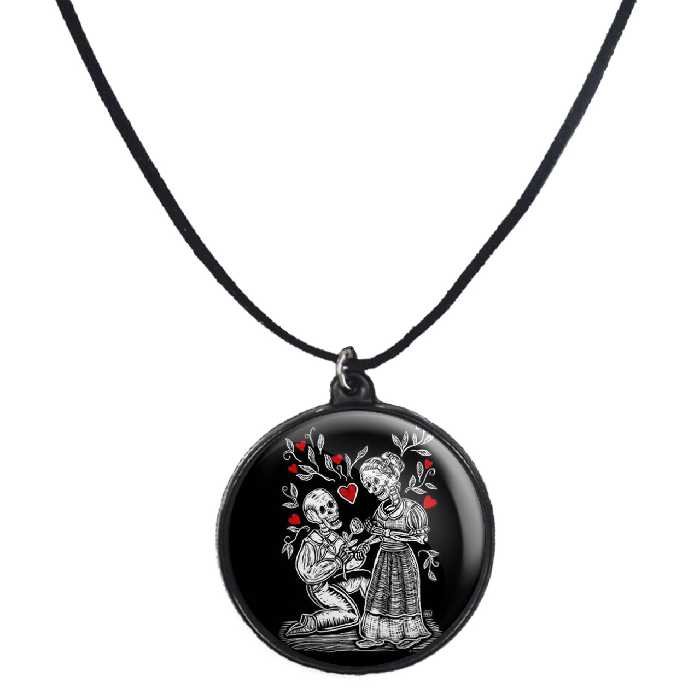 گردنبند پرمانه طرح اسکلت کد pmb.6172