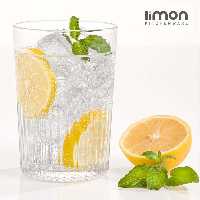 لیوان شیاردار لیمون بسته 6 عددی 2216