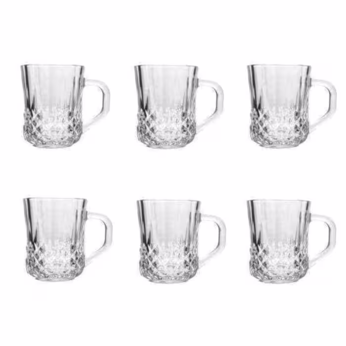 استکان شیشه و بلور اصفهان مدل NIKA کد 0005 بسته 6 عددی
