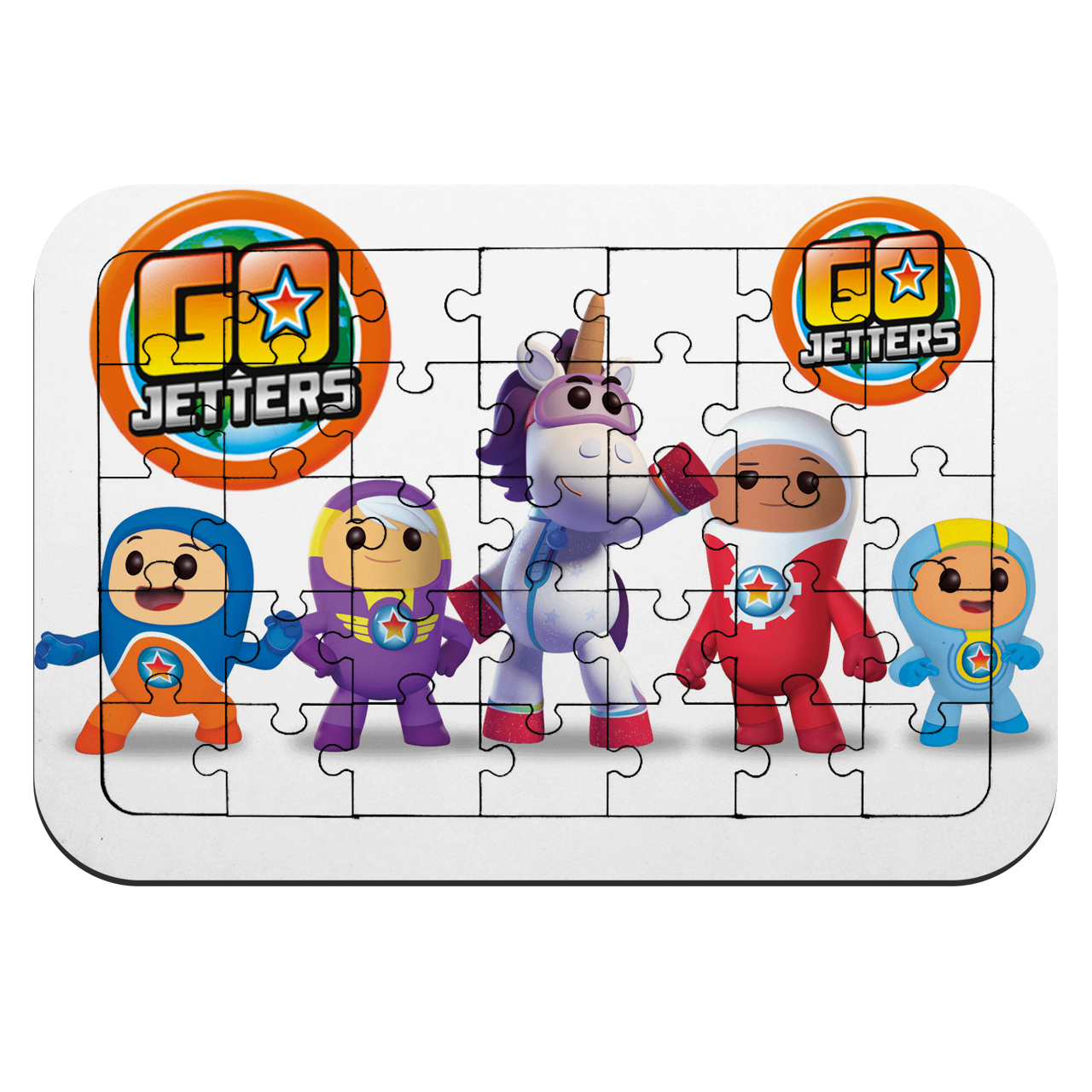 پازل 35 تکه طرح انیمیشن جت سواران مدل NI2125 