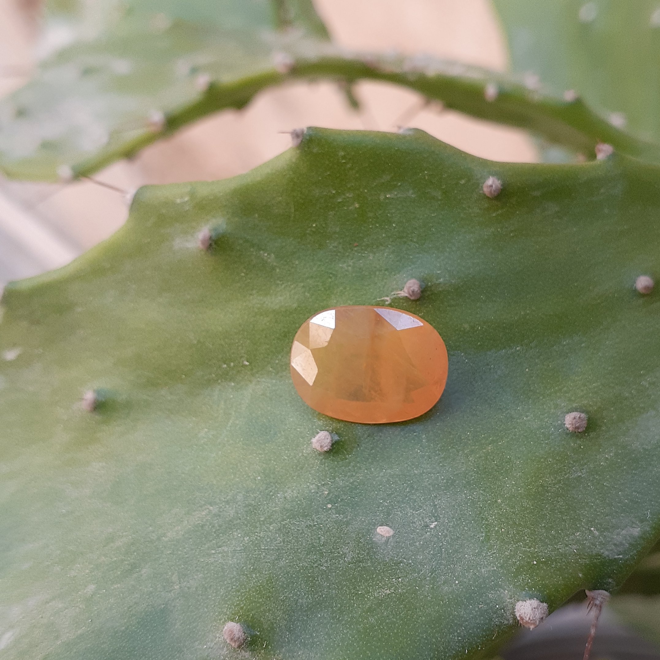 یاقوت زرد(طبیعی/3/5قیراط/)