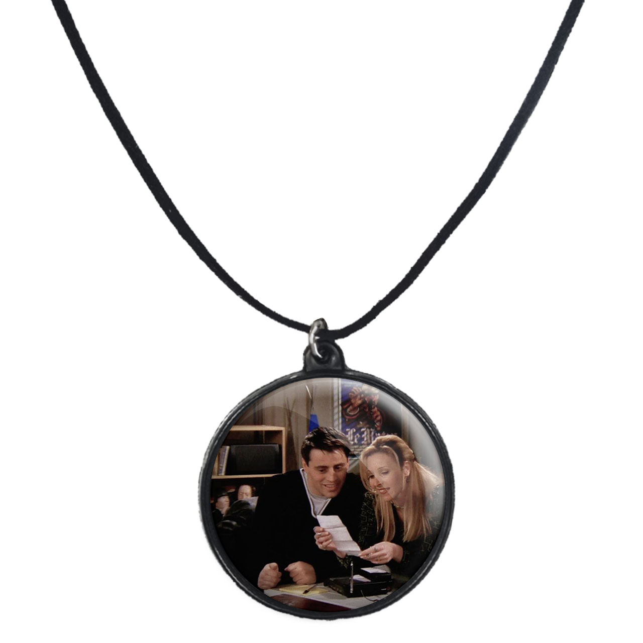 گردنبند پرمانه طرح فرندز کد pmb.18786مدل دو طرفه 