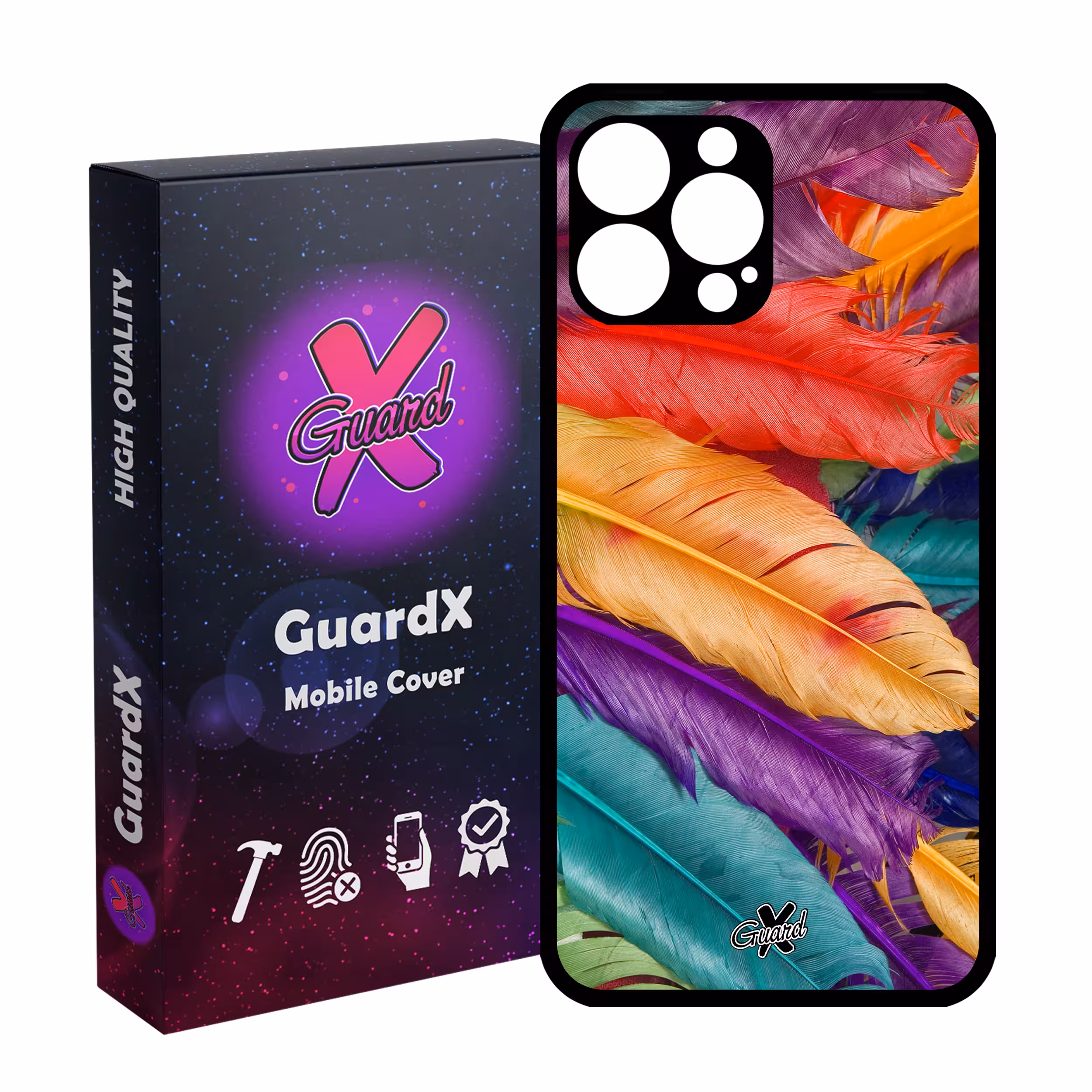کاور گارد ایکس طرح Feather مدل Glass10180 مناسب برای گوشی موبایل اپل iPhone 13 Pro Max