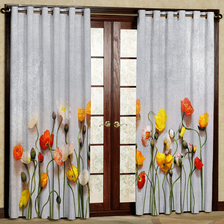 پرده پانچی مدل کد  سایز 280x140 سانتی متر 5146