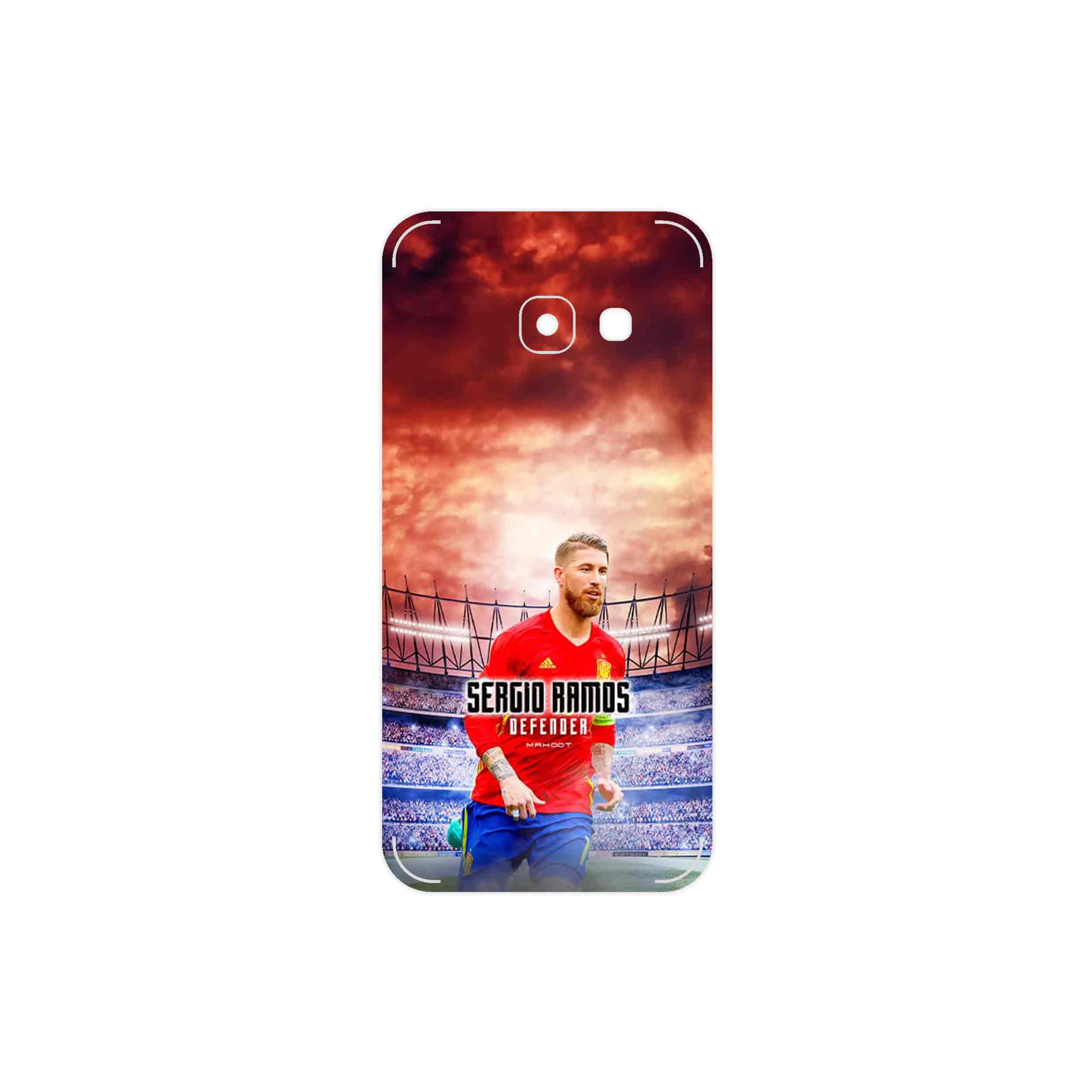 برچسب پوششی ماهوت مدل Sergio Ramos مناسب برای گوشی موبایل سامسونگ Galaxy A3 2017