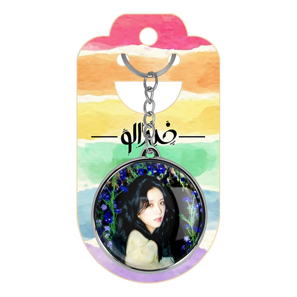 جاکلیدی خندالو طرح جیسو بلک پینک مدل دوطرفه کد 1417314174