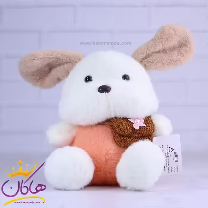 عروسک سگ با کیف بافتنی | 2934/46
