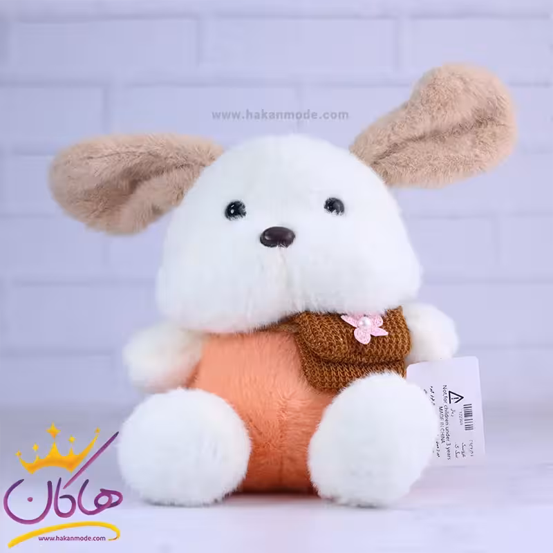 عروسک سگ با کیف بافتنی | 2934/46