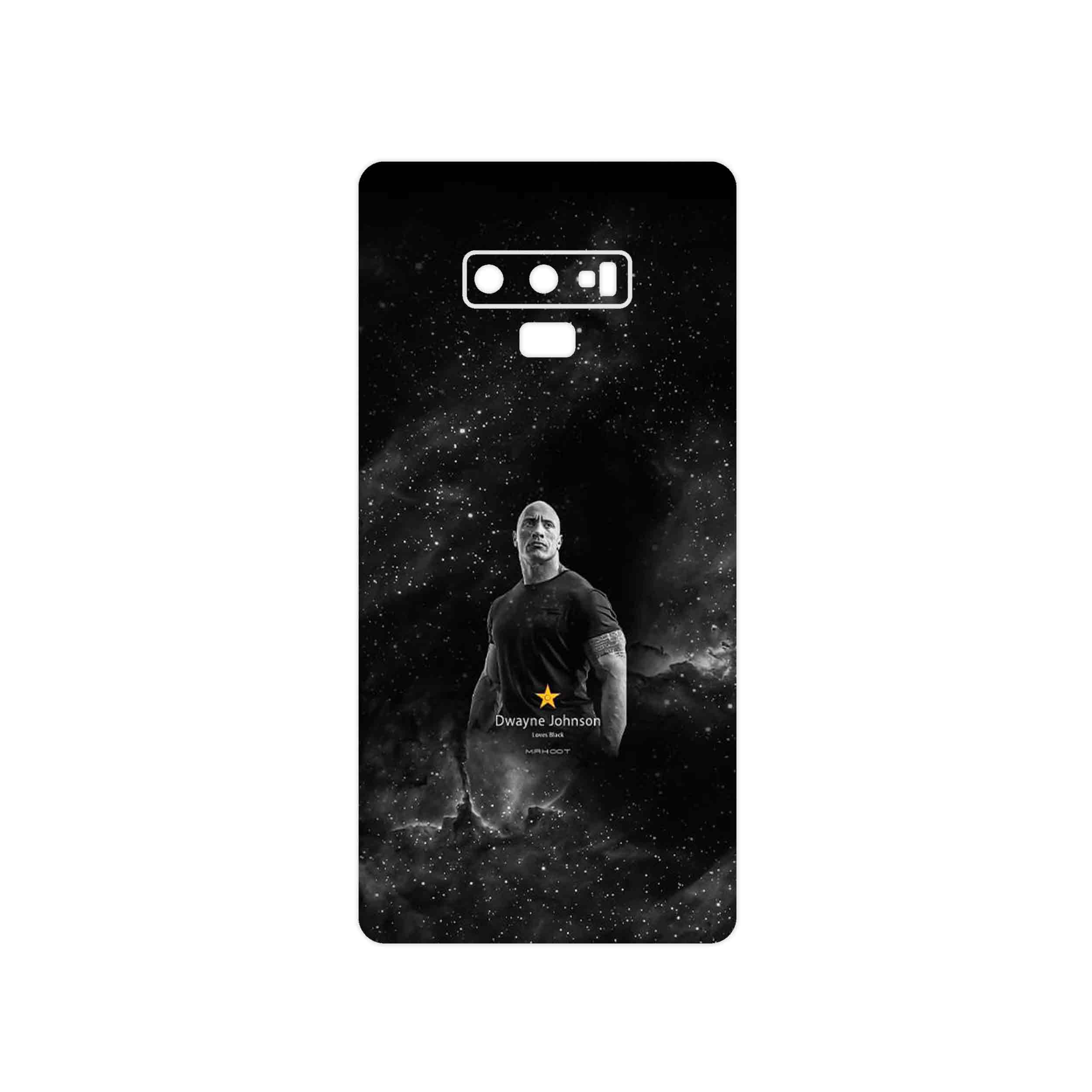 برچسب پوششی ماهوت مدل Dwayne Johnson مناسب برای گوشی موبایل سامسونگ Galaxy Note 9