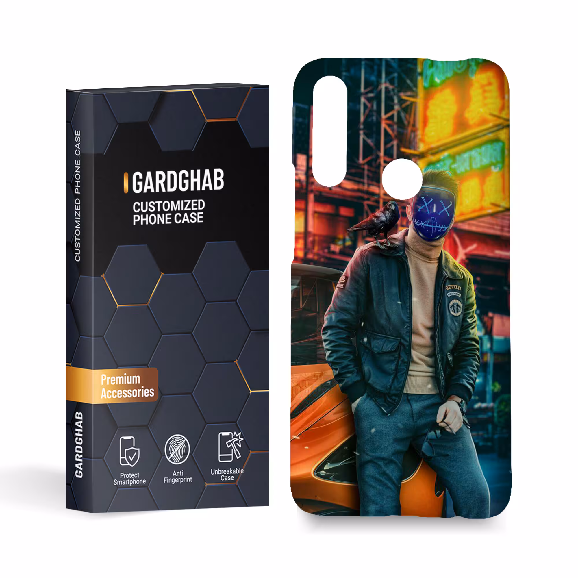 کاور گارد قاب مدل پسرانه مناسب برای گوشی موبایل هوآوی y9 prime 2019