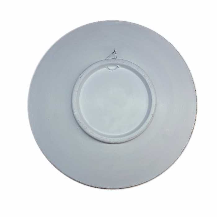 بشقاب دیوارکوب سفالی طرح گل و مرغ مدل 601