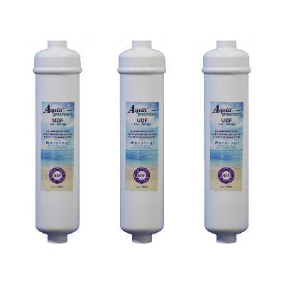 فیلتر یخچال ساید بای ساید آکوا پیورست مدل COCONUT SHELL 2500G مجموعه 3 عددی