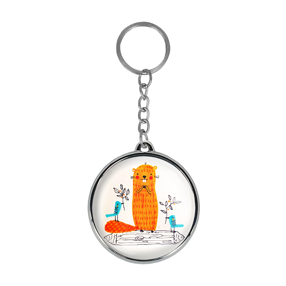 جاکلیدی خندالو طرح سنجاب مدل دوطرفه کد 52305233