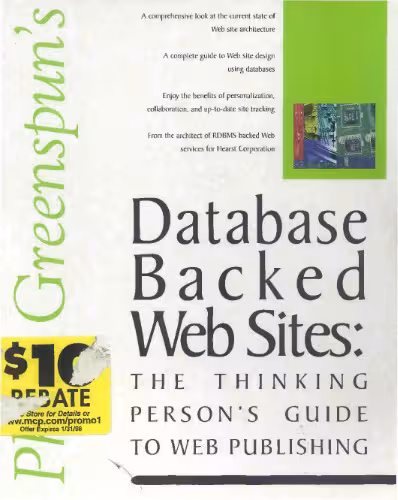 خرید و دانلود نسخه کامل کتاب Database Backed Web Sites: The Thinking Person's Guide to Web Publishing