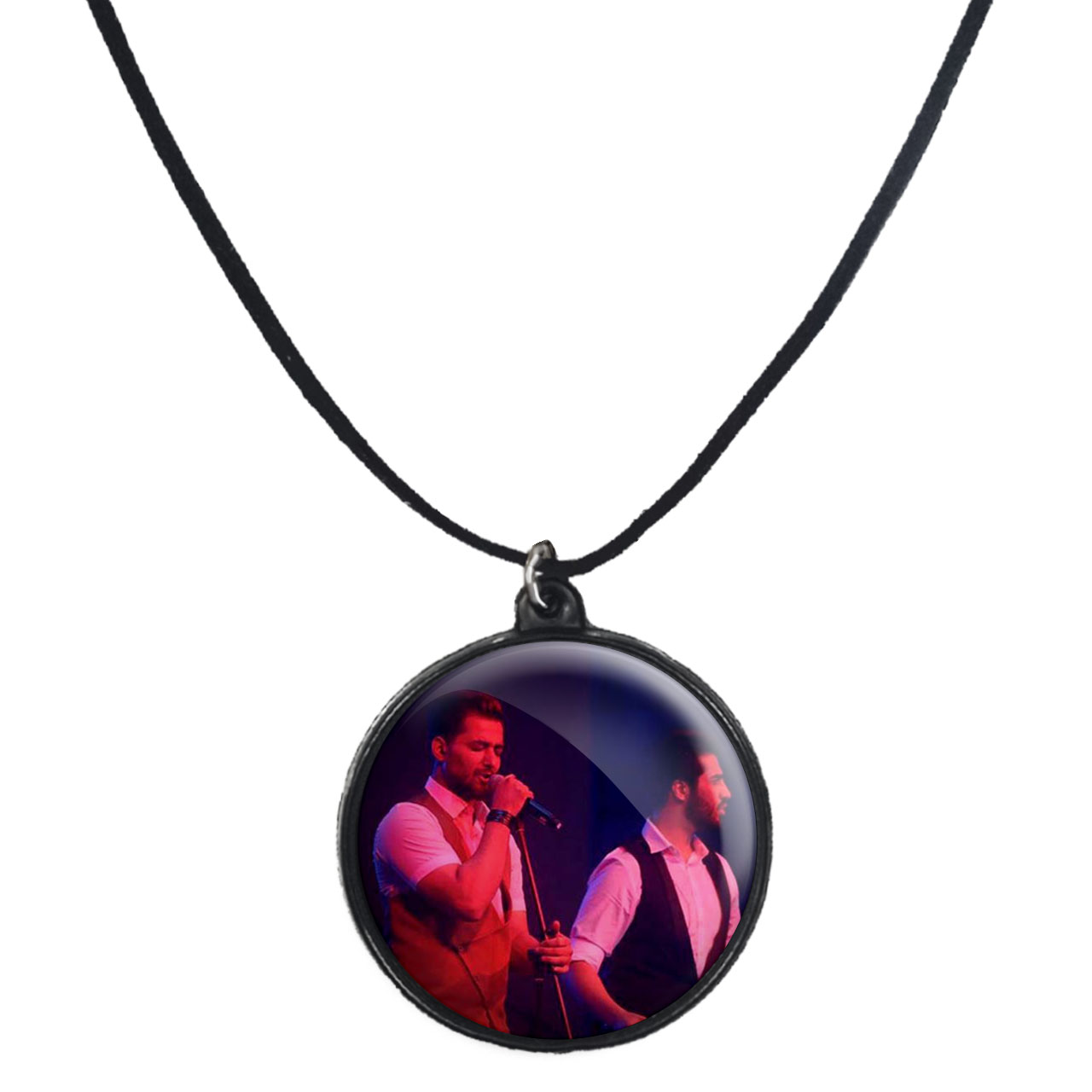 گردنبند پرمانه طرح ماکان بند کد pmb.8556 مدل دو طرفه