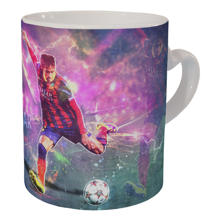 ماگ مدل دسته قلبی طرح نیمار کد 43