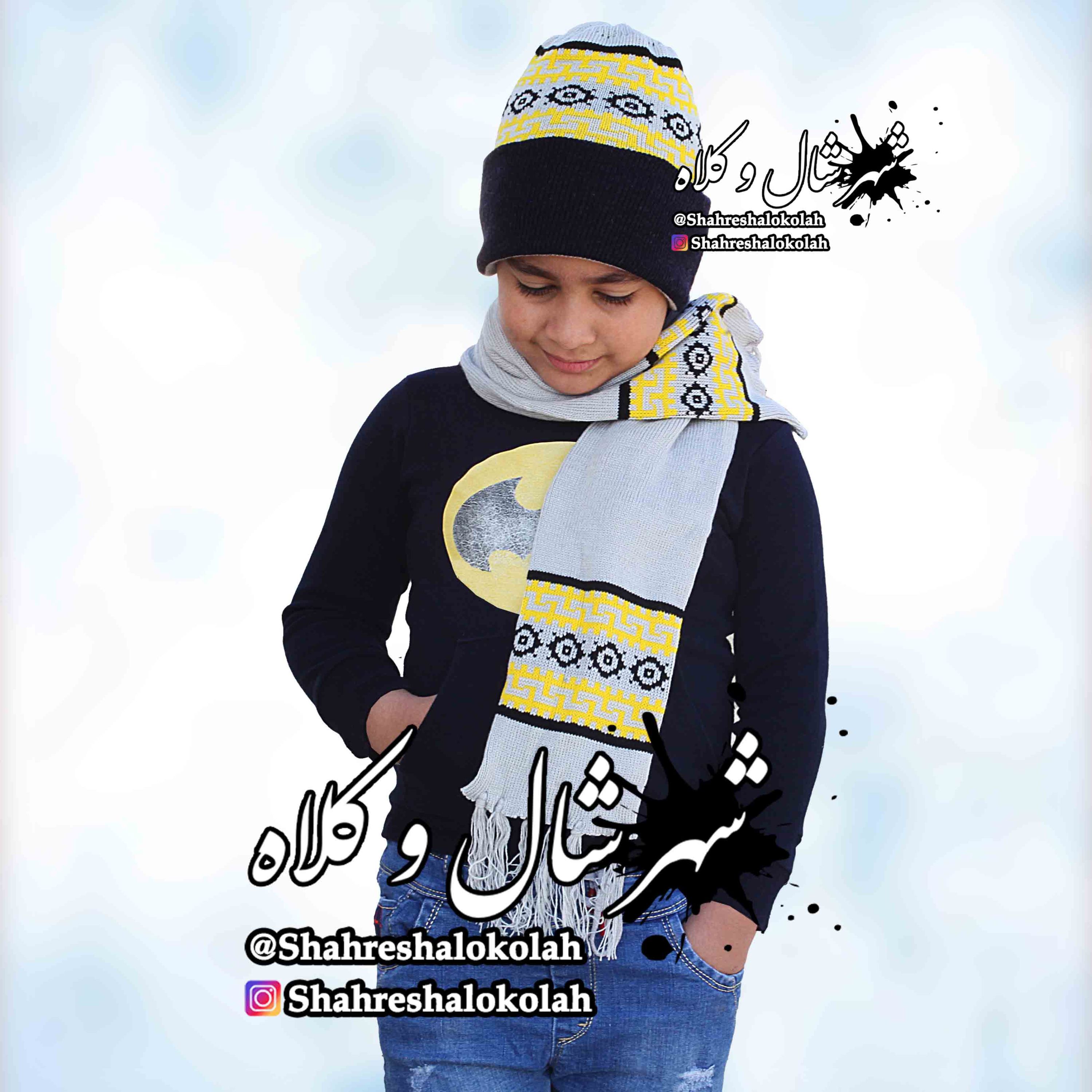 شال و کلاه طرح ایلیا کد 2203 طوسی
