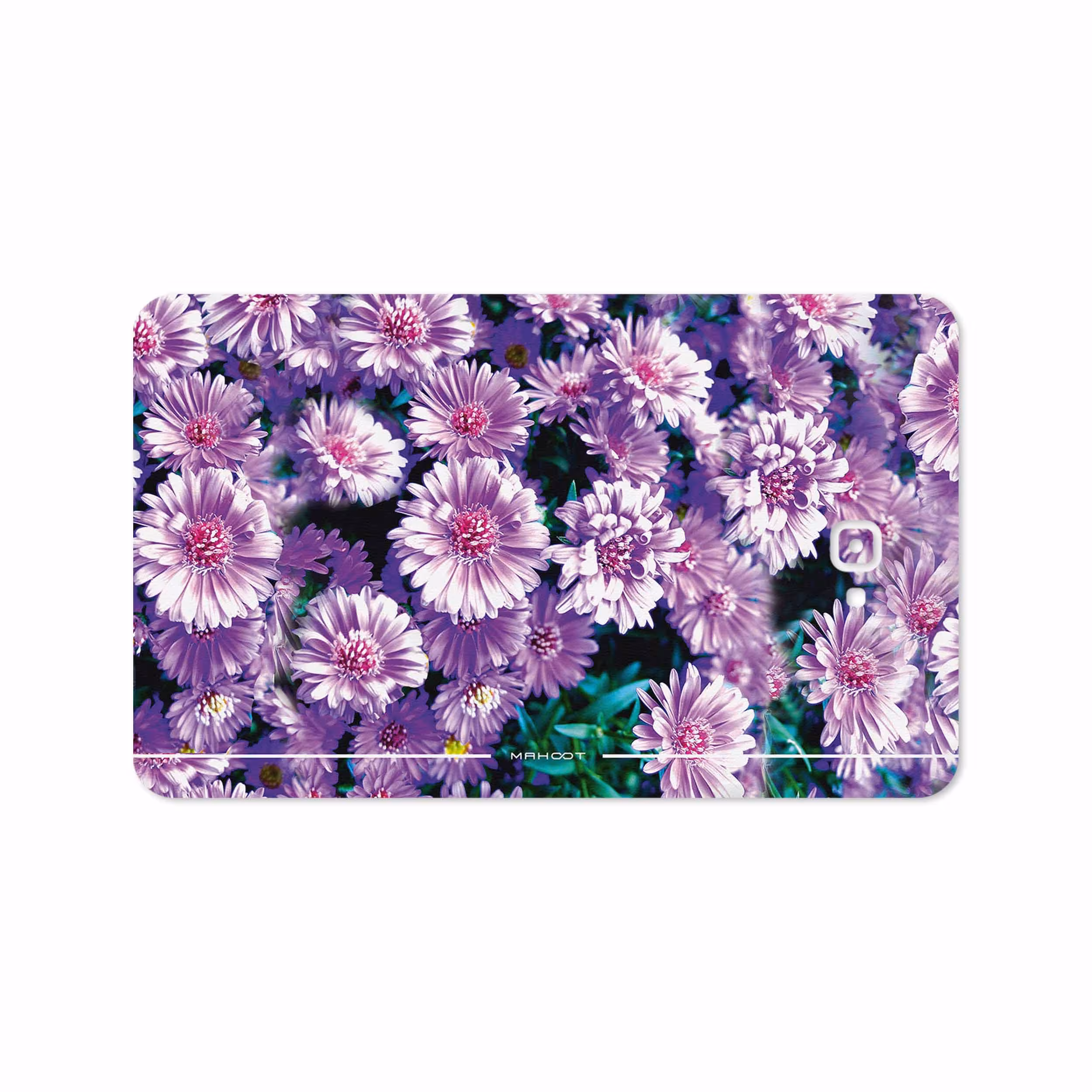 برچسب پوششی ماهوت مدل Purple-Flower مناسب برای تبلت سامسونگ Galaxy Tab A 10.1 2016 T580