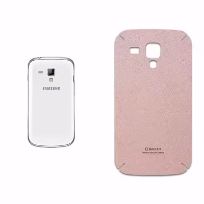 برچسب پوششی ماهوت مدل Rose Gold Leather مناسب برای گوشی موبایل سامسونگ Galaxy S Duos GT S7562