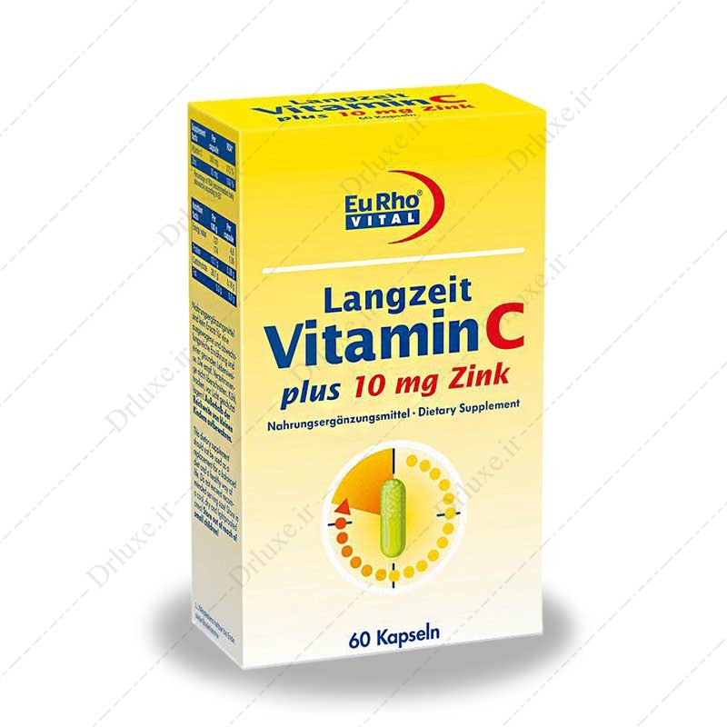 ویتامین سی و زینک یوروویتال 10 میلی گرم