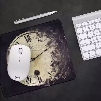 ماوس پد طرح ساعت کد 3725