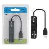 هاب 3 پورت USB3.0 و رم ریدر رویال مدل RH&amp;R-448