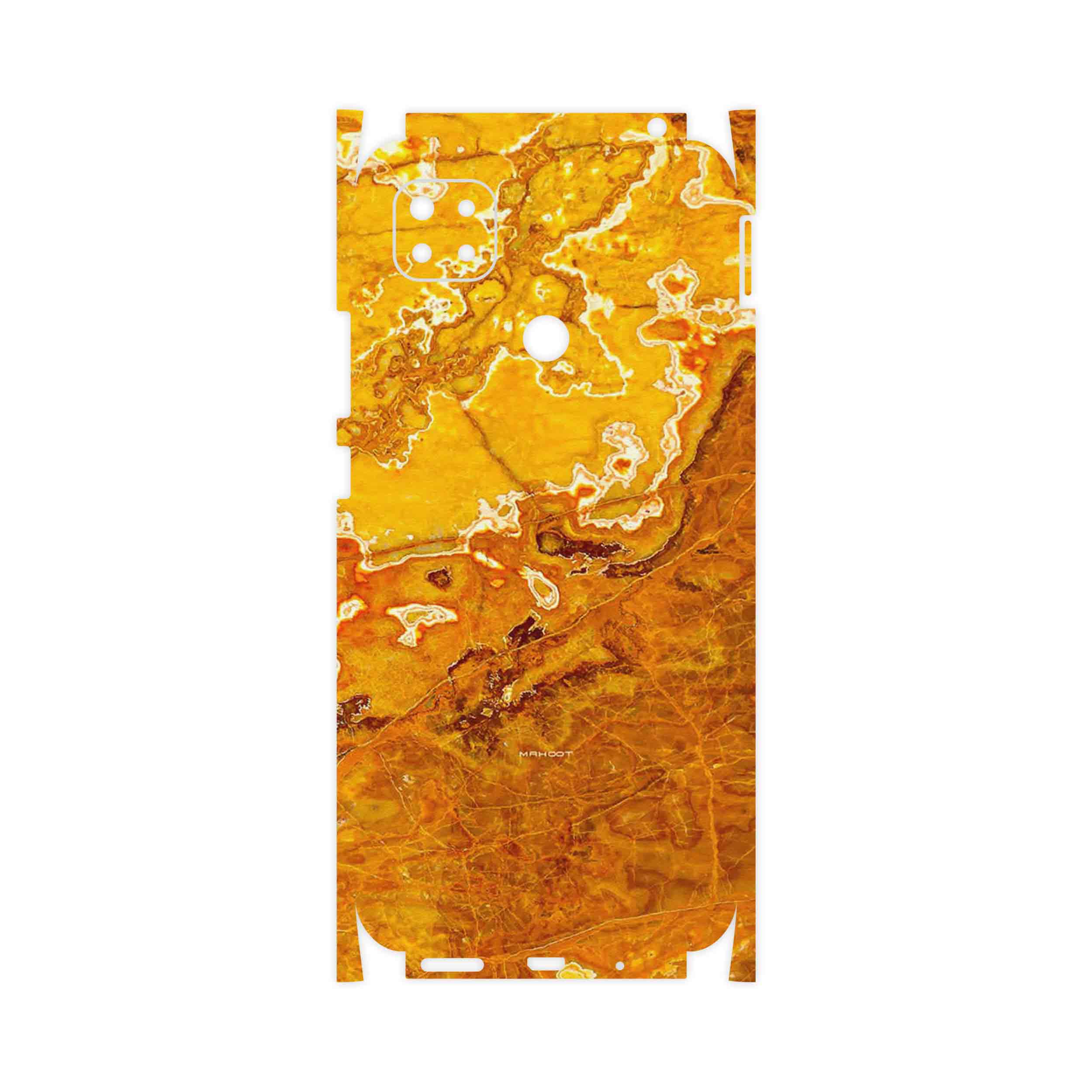 برچسب پوششی ماهوت مدل Gold Marble-FullSkin مناسب برای گوشی موبایل شیائومی Redmi 9 Activ