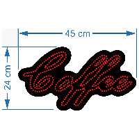 تابلو ال ای دی آیاز مدل کافی کد R386