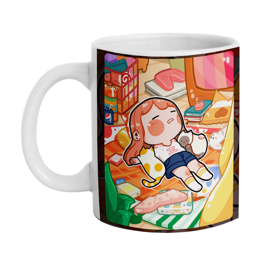 ماگ دارلی طرح دخترانه کد M972