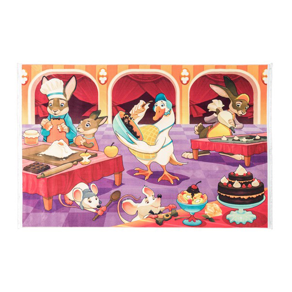 فرش ماشینی طرح کودک مدل 100211