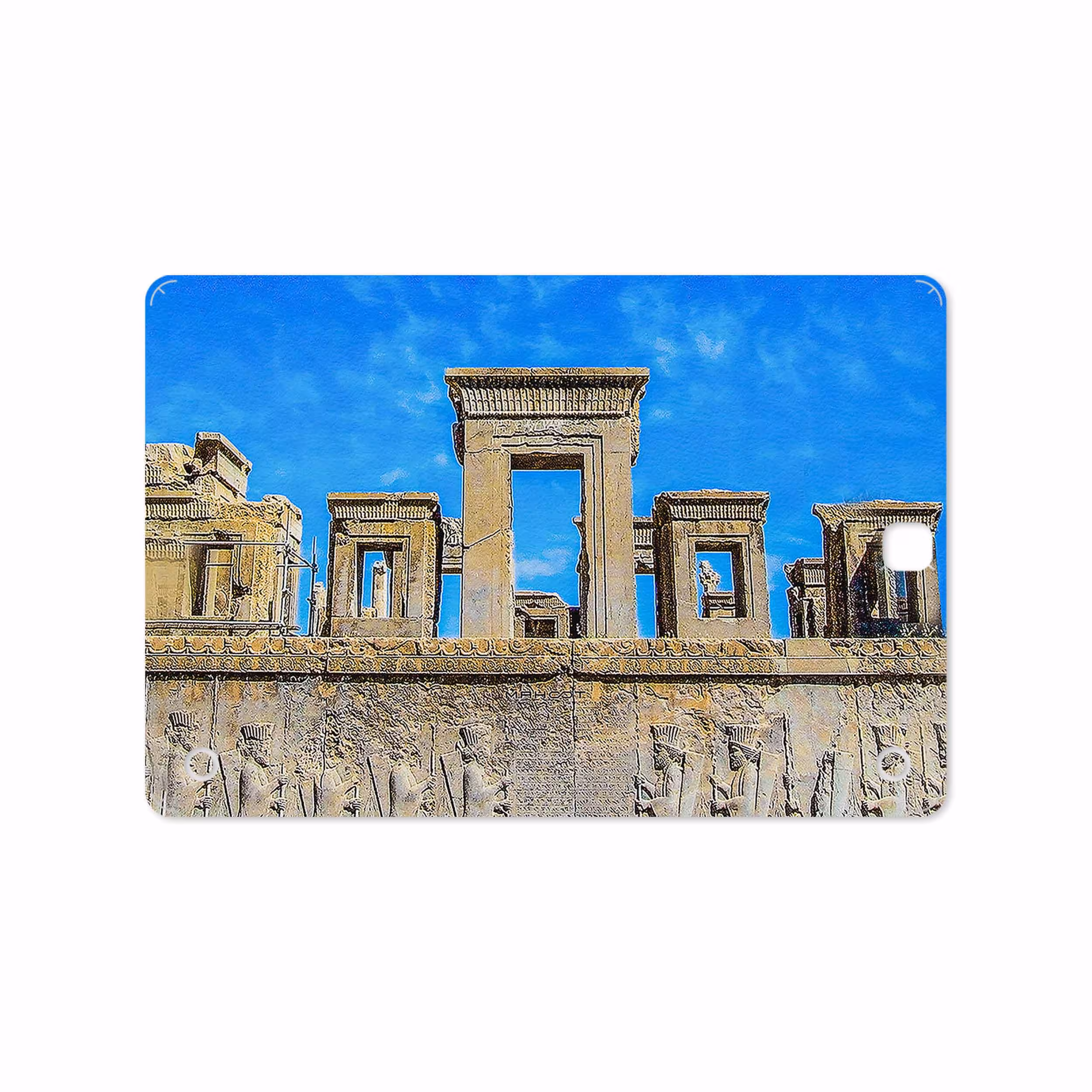 برچسب پوششی ماهوت مدل TAKHT-e-JAMSHID مناسب برای تبلت سامسونگ Galaxy Tab A 9.7 2015 T550