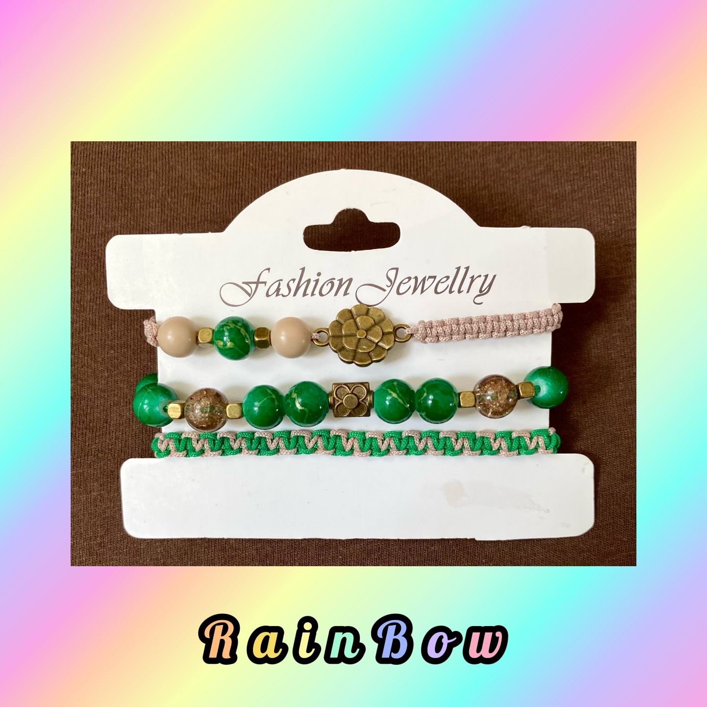 دستبند بافت و مهره 16