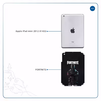 برچسب پوششی ماهوت مدل Fortnite-Game مناسب برای تبلت اپل iPad mini 2012 A1432