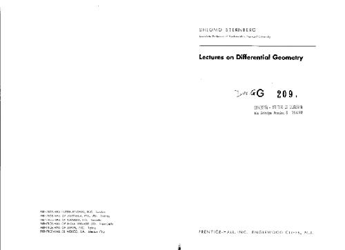 خرید و دانلود نسخه کامل کتاب Lectures on differential geometry