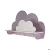 شلف دیواری اتاق کودک طرح ابر مدل MKids52-Lilac