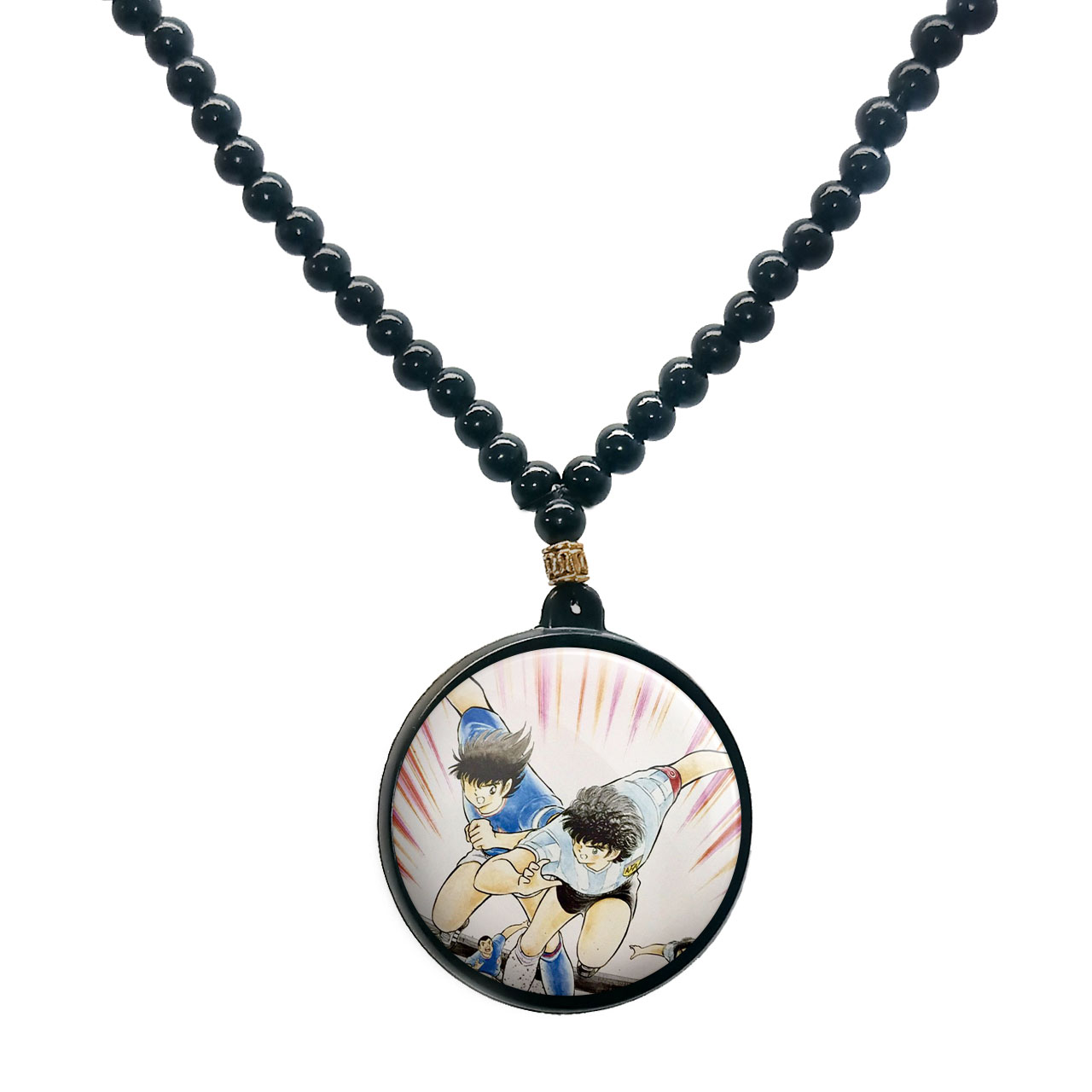 گردنبند پرمانه طرح فوتبالیست ها کد pmd.22310 مدل دو طرفه