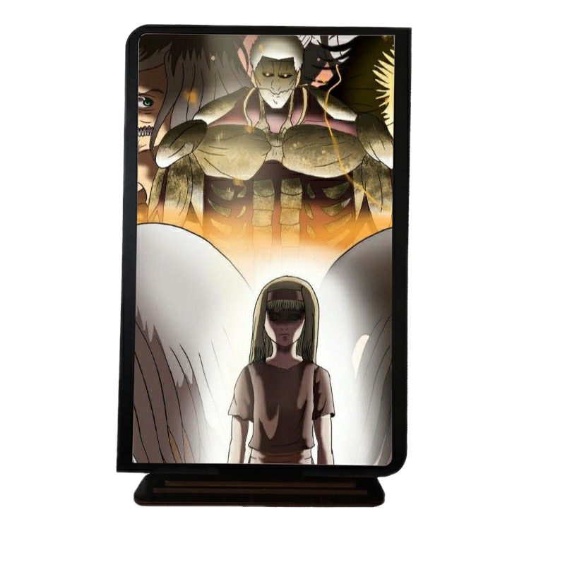 تابلو شاسی رومیزی طرح انیمه Attack on Titan