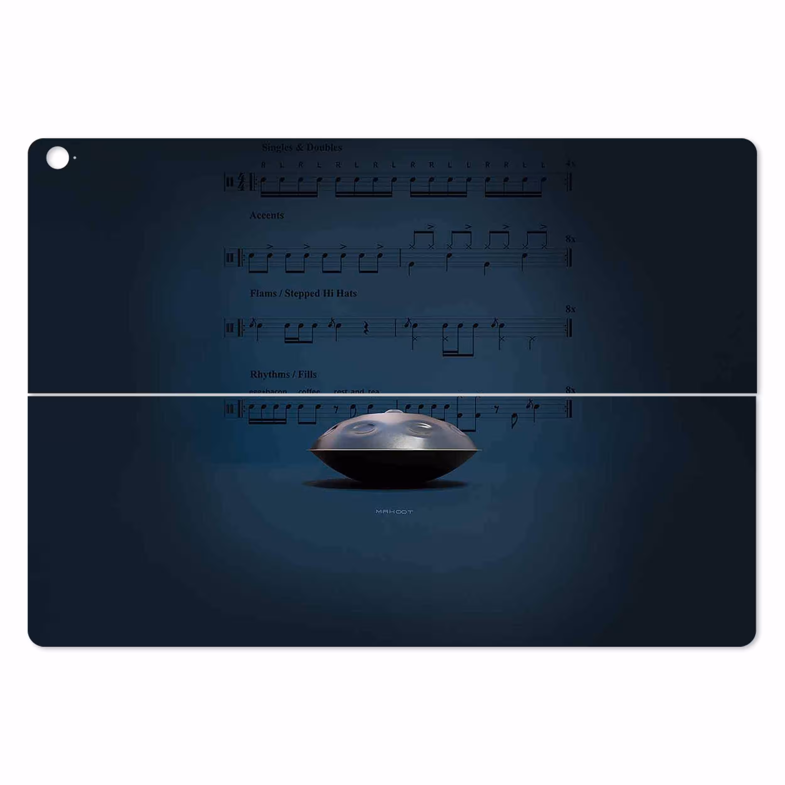 برچسب پوششی ماهوت مدل Hang Instrument مناسب برای تبلت ایسوس Transformer 3 Pro 2016