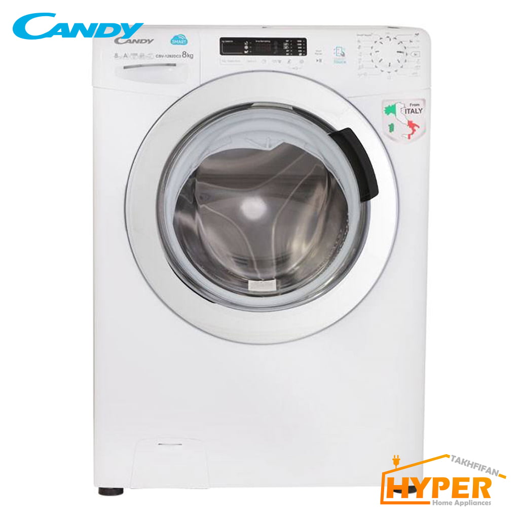 ماشین لباسشویی کندی CSV-1289DC3 سفید 8 کیلویی