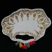 شیرینی خوری سرامیکی هیوا طرح جبه دسته دار کد 10999337