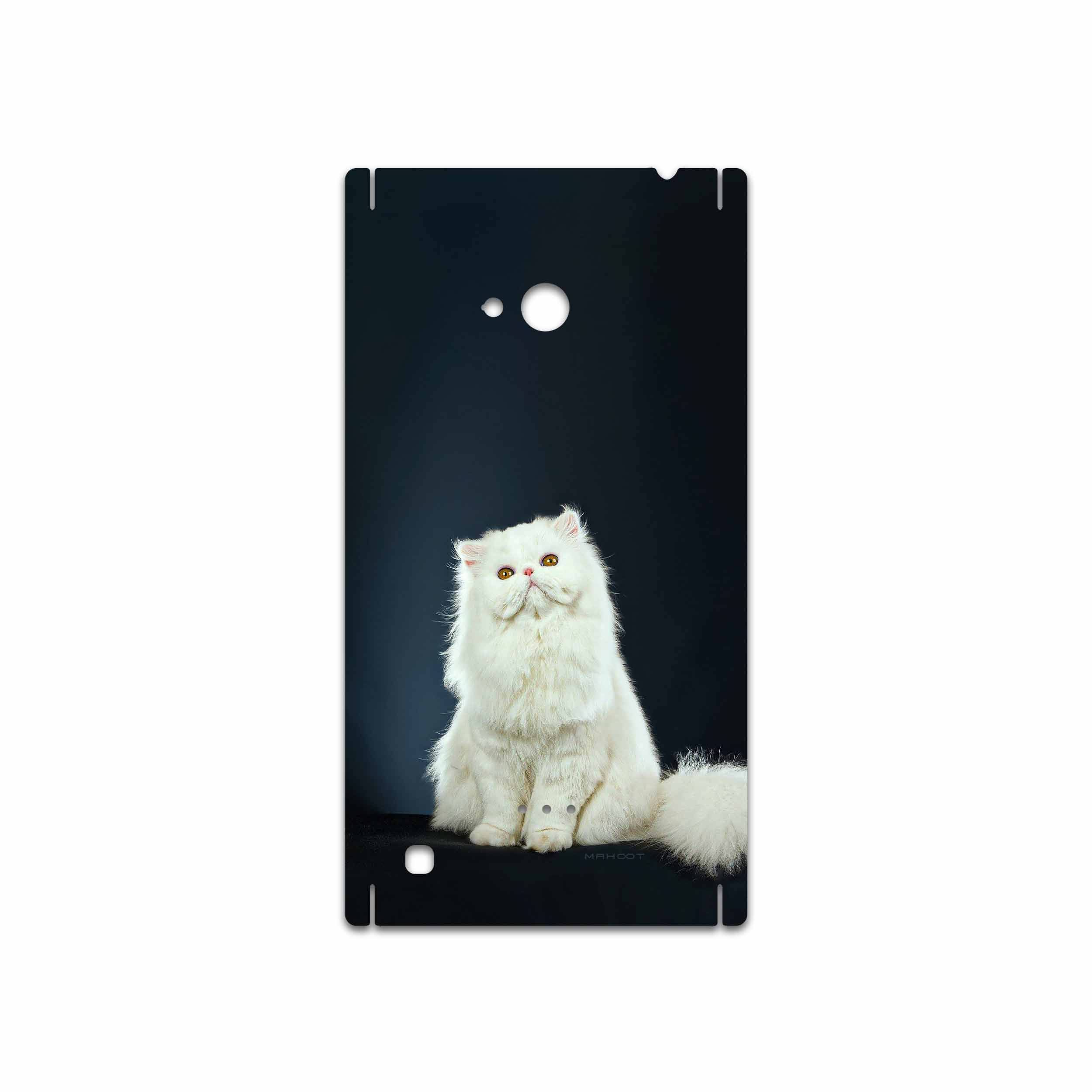 برچسب پوششی ماهوت مدل Persian cat مناسب برای گوشی موبایل نوکیا Lumia 720