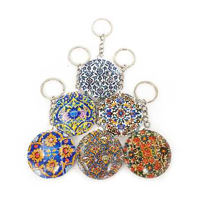 جاکلیدی خندالو طرح کاشی کد 98A مجموعه 6 عددی