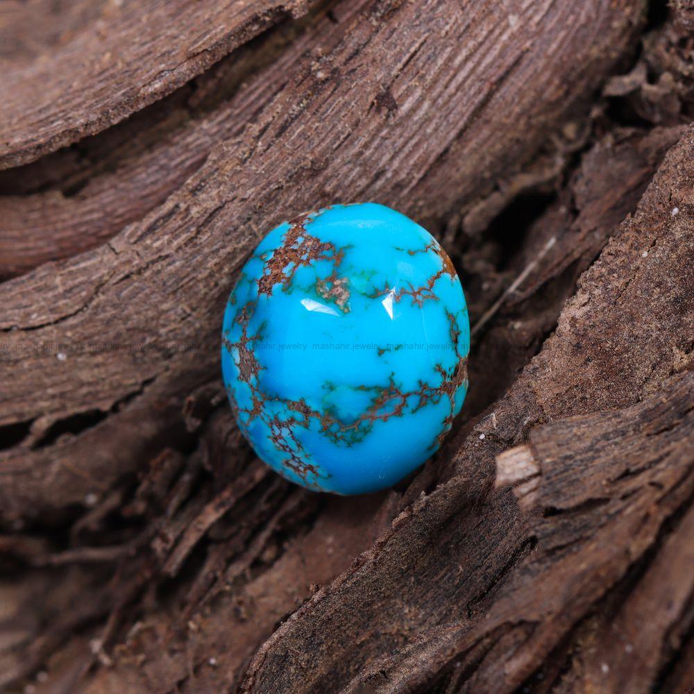 نگین فیروزه شجری کد 12014 - جواهری مشاهیر