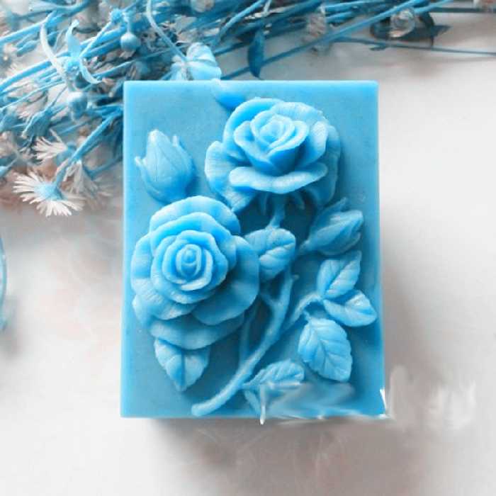 سیلیکون قالب گیری به گز مدل Rose flower