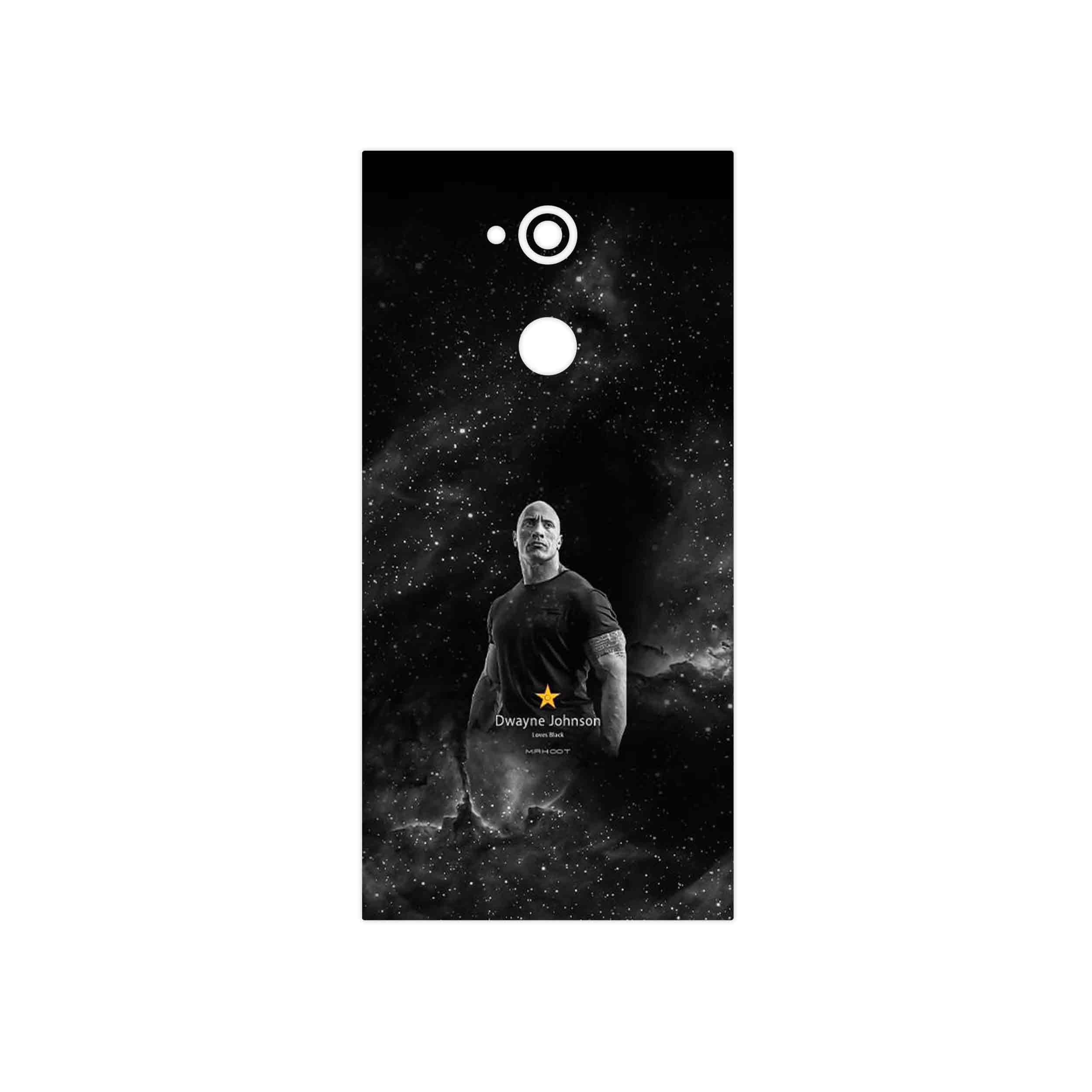 برچسب پوششی ماهوت مدل Dwayne Johnson مناسب برای گوشی موبایل سونی Xperia XA2 Ultra