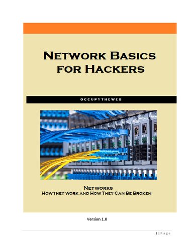 خرید و دانلود نسخه کامل کتاب Network Basics for Hackers: How Networks Work and How They Break