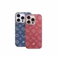 قاب Blueo بلو Gilded Tactile Woven Aramid Fiber Magnetic Case مناسب برای Apple iPhone 16 Pro